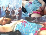 Preview 2 of Little ABDL Strokes Cock hard to Frozen POV Toy Play Sissy Slut Cum in my Ass Hot Video a Must See