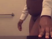 Preview 2 of Ebony Mistress Spreading Pussy & Ass at Work