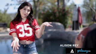 GIRLSWAY - Skye Blue And Laney Grey's BBQ With Ember Snow And Their Other Sorority Besties Gets Wild
