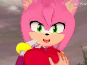Preview 1 of SONIC THE HEDGEDOG AMY ROSE HENTAI 3D UNCENSORED