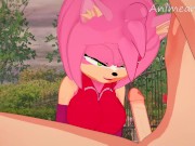Preview 2 of SONIC THE HEDGEDOG AMY ROSE HENTAI 3D UNCENSORED