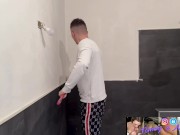 Preview 1 of Girl repays THE PAINTER with a nice fuck, while painting the bathroom. Dialogues ita, POV