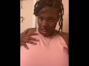 Preview 3 of Ebony BBW Loves to Have Pissing Sessions Standing Up