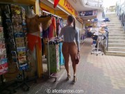 Preview 1 of PUBLIC NUDITY STREET NAKED SHOPPING AND TEEN FUCK ALICE BARDOO