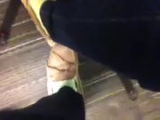 Preview 2 of My Feet in class Secret Clip #2 Frieda Ann Foot Fetish