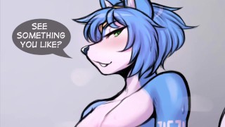 “First Encounter” 💖🐾 Femboy Furry Animarion | Moaning & Rough Sex [@berryguild]