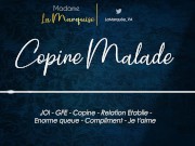 Preview 3 of Copine Malade [Audio Porn french Joi GentleFemDom GFE Je t'aime]