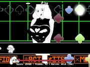Preview 2 of TORIEL UNDERTALE Vs MY BEST FNF BIG-COCKED """SKILL""" CREAMY GOAT MOMMY