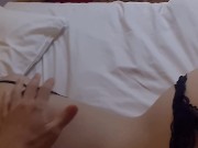 Preview 5 of [Amateur/Cosplay] Sovereignty video Big butt female college student back to toy blame