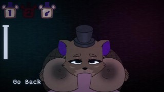 FULL-TIME Freddy FNAF Slimy BOOBJOB! SHE SUCKED ME OUT G-O-O-D