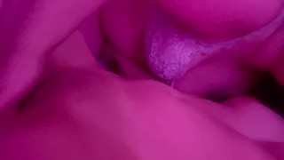 Up Close Tribbing With StepSister Until Massive Squirt Orgasm