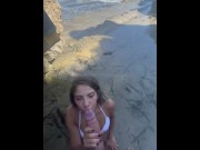 Preview 1 of Conozco a una chica en la playa nudista de Alicante y acabo follandomela- FULL VIDEO IN MY OF