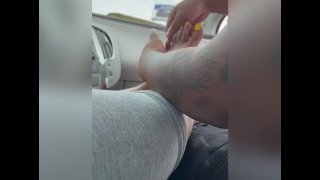 Slim Ebony stepsister let stepbrother rub her toes(preview) @Itsethibaby Onlyfans