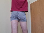 Preview 6 of Teasing my bulge and guyass in my favourite boxershorts