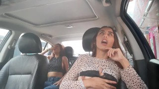 Fuck my best friend's wife in the car - Danner Mendez & Kaeelen Garcia