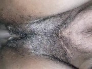 Preview 4 of Running a Train on Ebony Milf POV BBC in Hairy Pussy