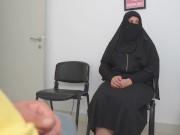 Preview 1 of This Muslim woman is SHOCKED !!! I take out my cock in Hospital waiting room.