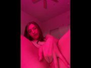 Preview 3 of Cute 19 year old slut playing with pink pussy