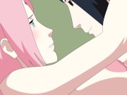 Preview 6 of Sakura and Sasuke sex Part 2  Naruto Kunoichi young hentai animation tits creampie cum anime groan