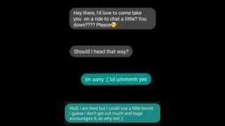 College slut runs from dick but takes pounding on Snapchat