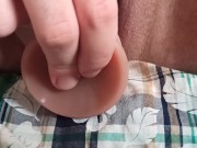 Preview 2 of Dreaming about your cock while fucking my wet hole with a realistic dildo