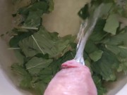 Preview 6 of Making a fresh cup of mint tea with piss