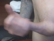 Preview 6 of chiseled and tattooed white boy jacks off and cums