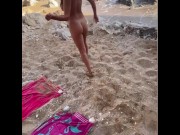Preview 4 of Amateur couple have sex on Greek beach