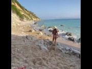Preview 5 of Amateur couple have sex on Greek beach