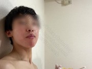 Preview 2 of Naked Eating Masturbation Part5 Sample 【gay】【cute】【food】【cumshot】【 male moaning】【 cum eating】