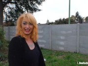 Preview 1 of AMATEUR EURO - Redhead Mature Slut Craves For A Cock So She Fucks Stranger