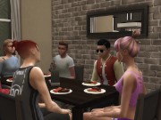 Preview 5 of Mega Sims- Stepmom fucked my stepsons friends. (Sims 4)