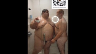 Chubs in the shower