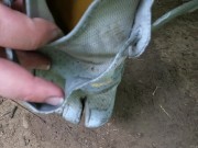 Preview 2 of Vibram Fivefingers Coated in Cum