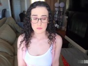 Preview 1 of BadDaddyPOV - Nerdy Teen Lyra Lockhart Finally gets a chance to be Alone with her Stepdad