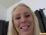 Preview 3 of Brittany Burke showng huge tits Blowjob slut