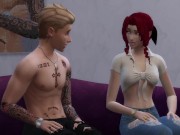 Preview 3 of Justin Bieber has sex with a fan in the dressing room. Her boyfriend stands at the door waiting