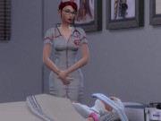 Preview 2 of Doctor kissing patient. Lesbian Sex in the Hospital