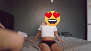 My Girlfriend With Her Huge Ass Agrees To Record After Dinner, Swallows My Milk Twice 😵💦