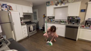 Dancing and Cleaning Naked in the Kitchen