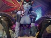 Preview 1 of Widowmaker Is The Best Cock Rider Know To Man