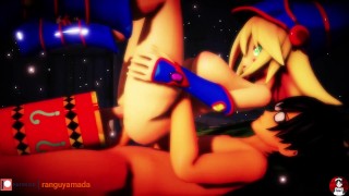 MMD R18 Dark Magician Girl Threesome