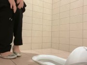 Preview 2 of Peeing in a Japanese style toilet