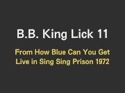 Preview 1 of B.B. King Slow Blues Guitar Lick 11 From How Blue Can You Get Live in Sing Sing Prison 1972