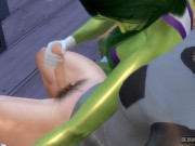 Preview 4 of She Hulk Also Likes Cocks Full of Semen - Sexual Hot Animations