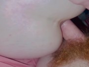 Preview 4 of Pregnant slut gets fucked in the butt and cream pied