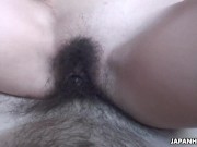 Preview 6 of Beautiful Asian brunette gets a big dick and enjoys it uncensored