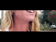 Preview 2 of Vidéo défi blablacar baise inconnu en voiture sur l’autoroute