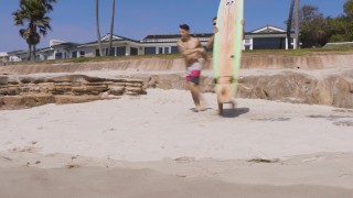Gorgeous Surfer Plows Instructor - Kyle Wyncrest, Brandon Anderson - NextDoorBuddies