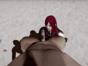 Preview 3 of Erza Scarlet goes to the beach and some fat old men annoy her with their cocks